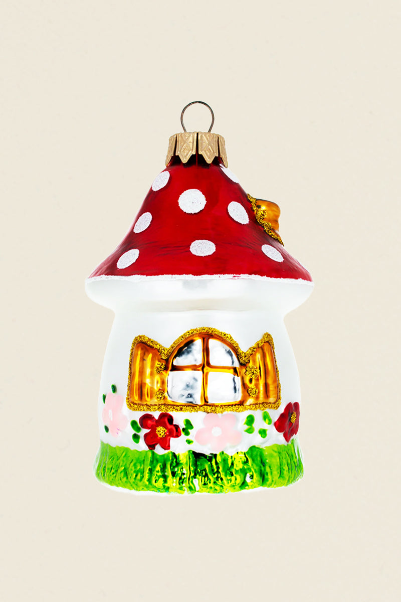 mushroom house ornament kin ship goods holiday product