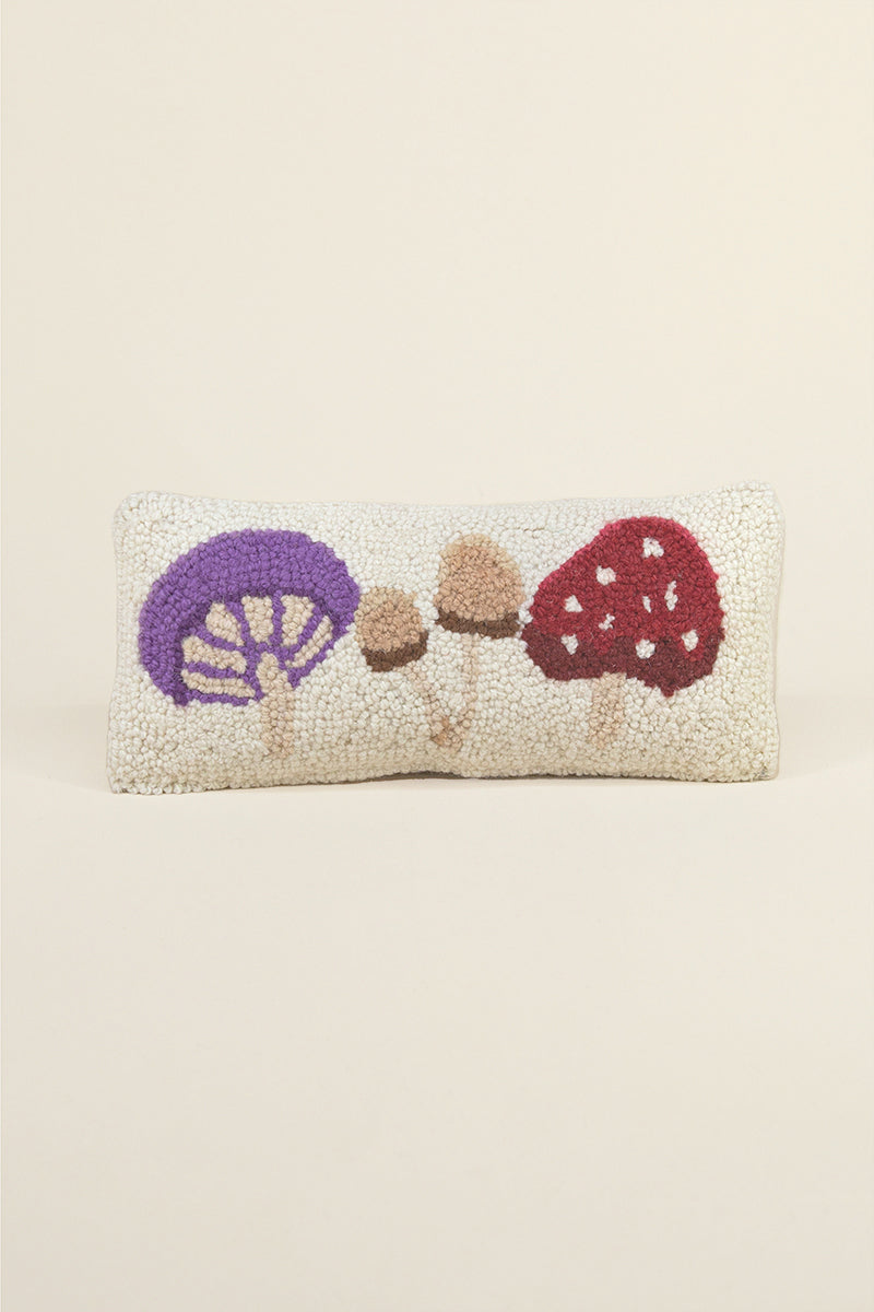 Mushroom Trio Hook Pillow