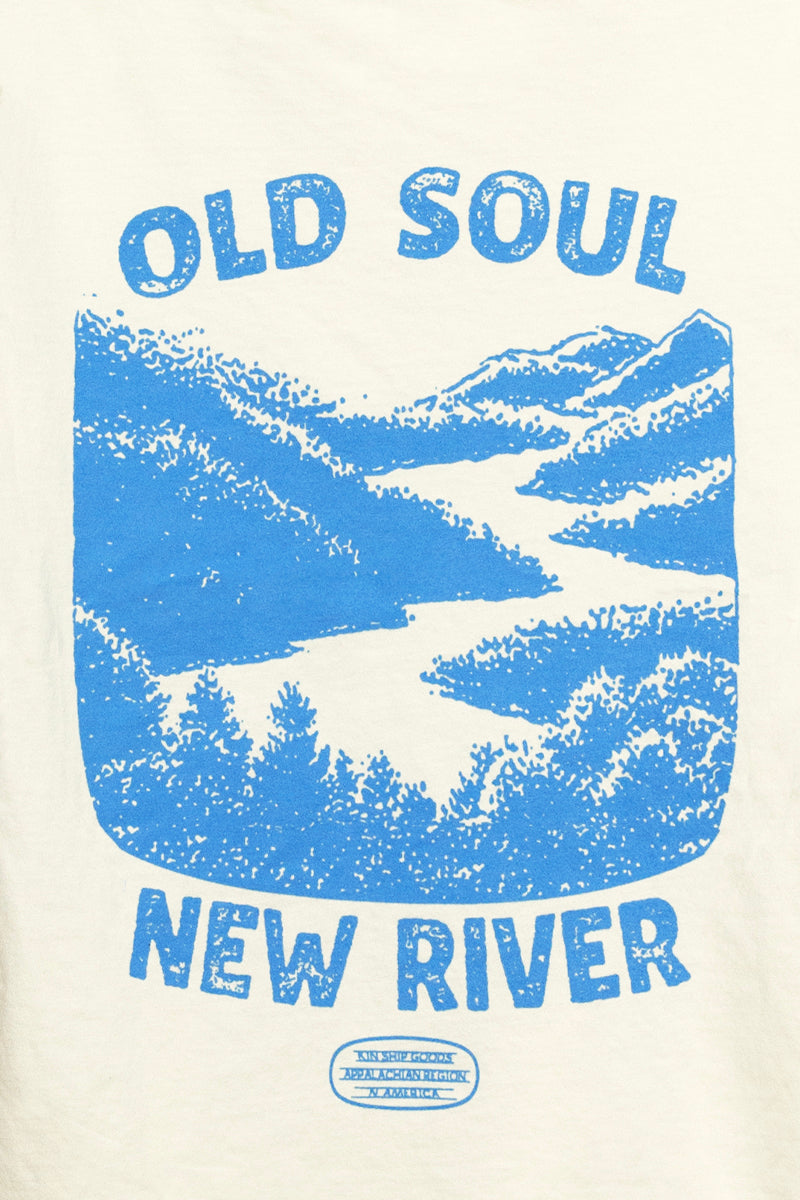 old soul, new river tee