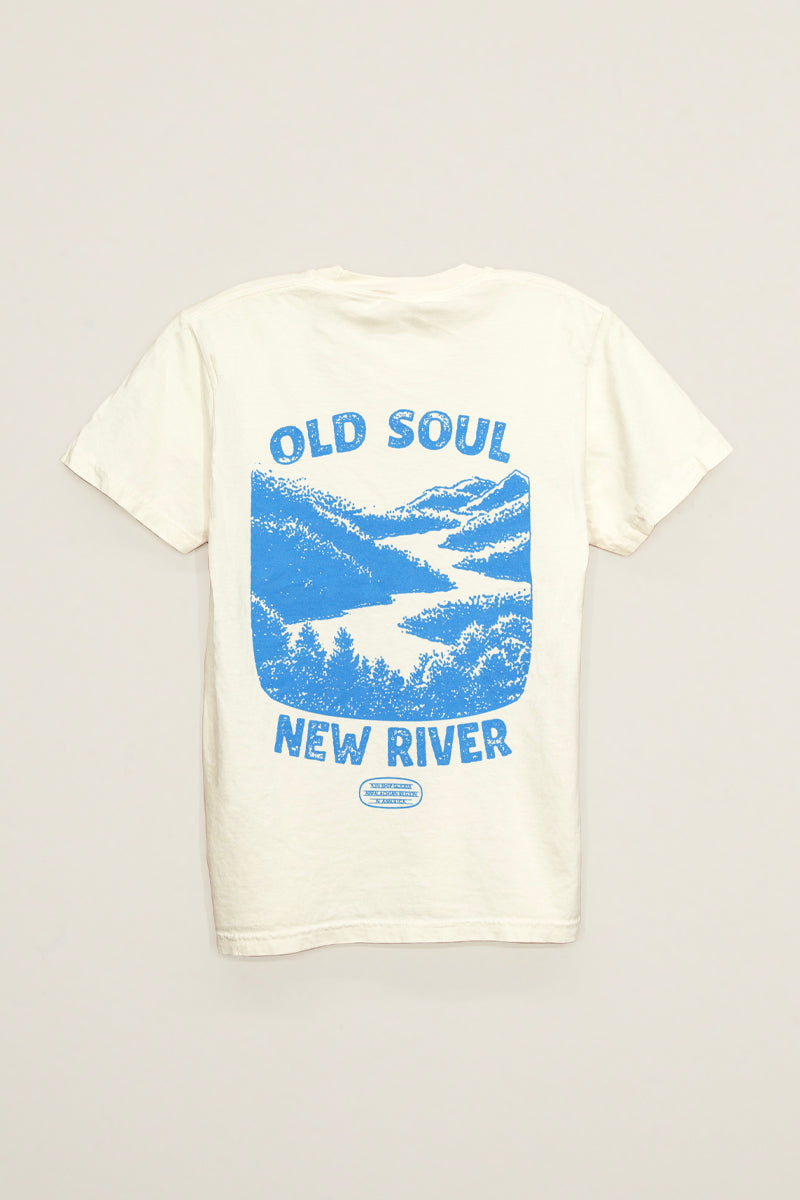 old soul, new river tee