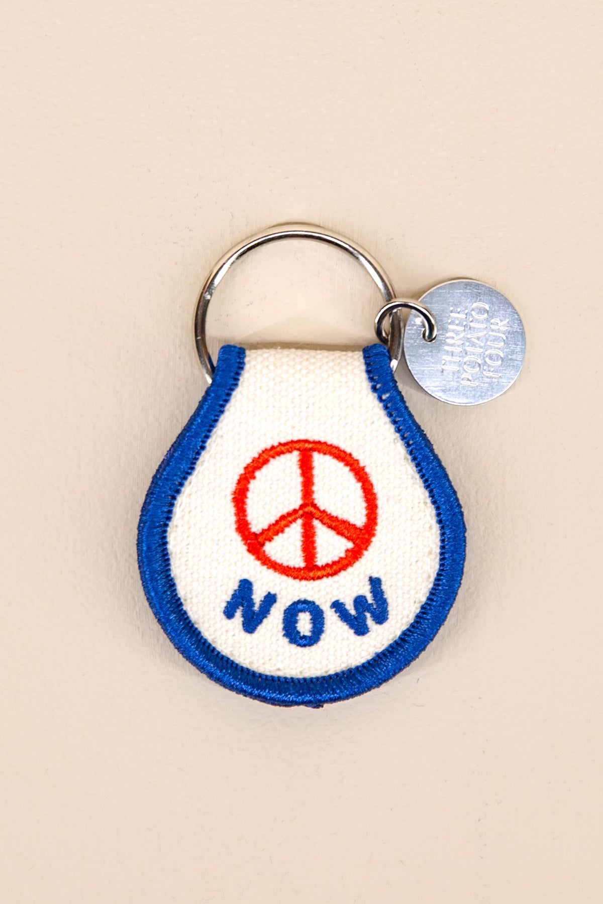 peace now patch keychain