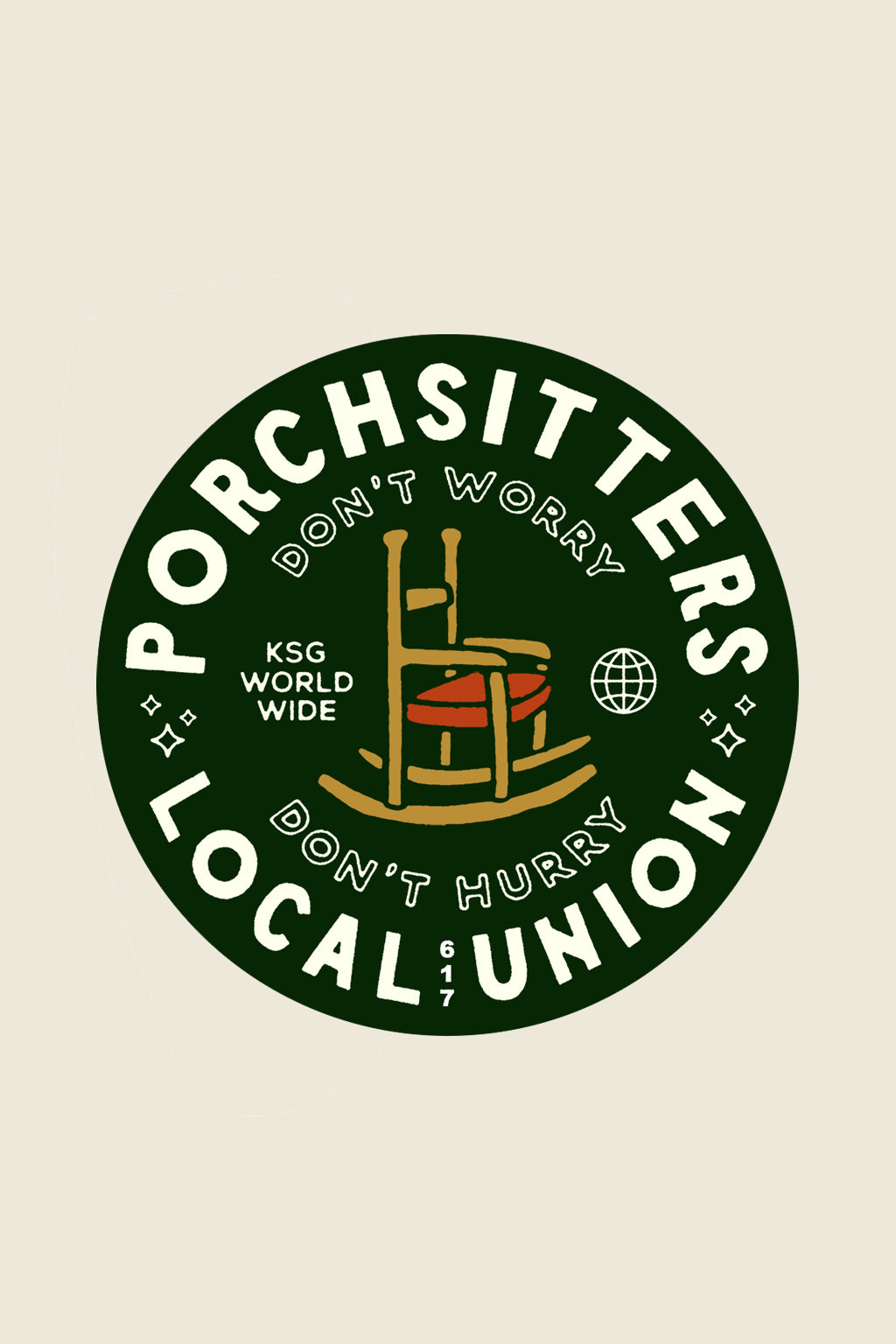 Porchsitters Sticker