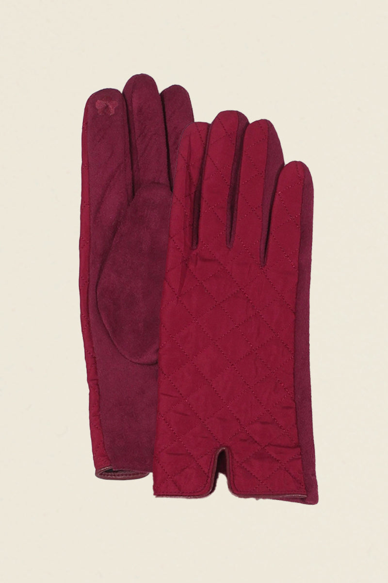 Quilted Touchscreen Gloves