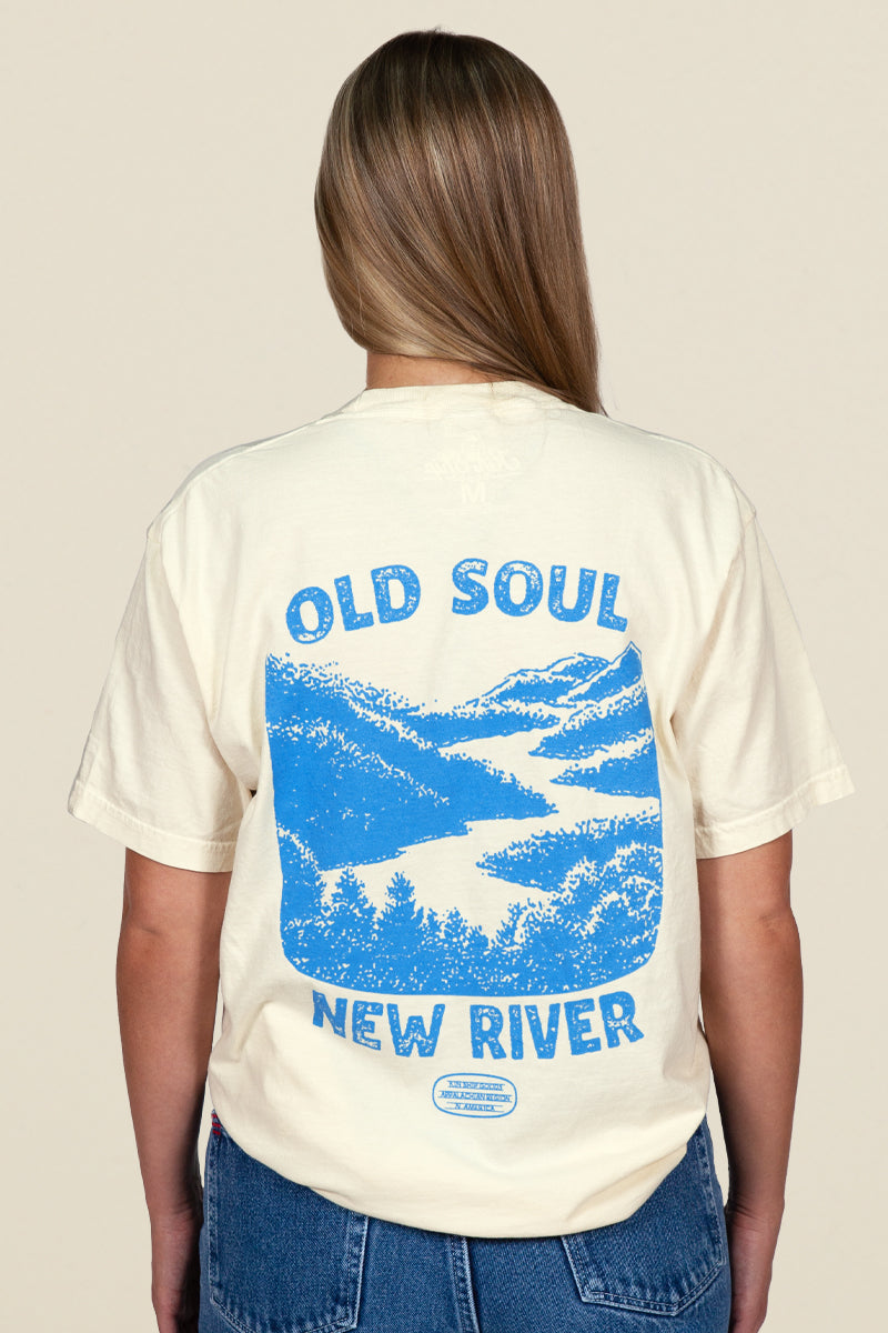 old soul, new river tee