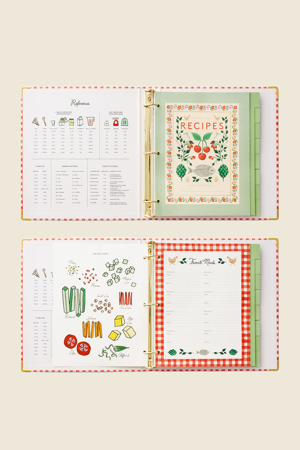 Cherry Farm Recipe Binder