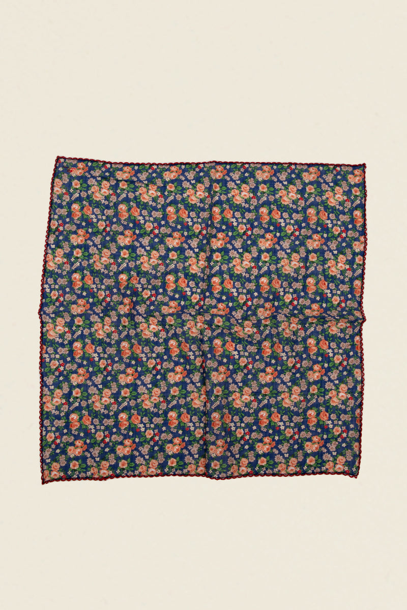 rose garden bandana floral multi pattern kin ship goods