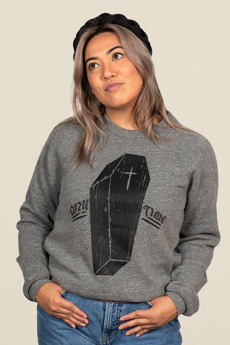 KSG10: Cozy Time Coffin Sweatshirt