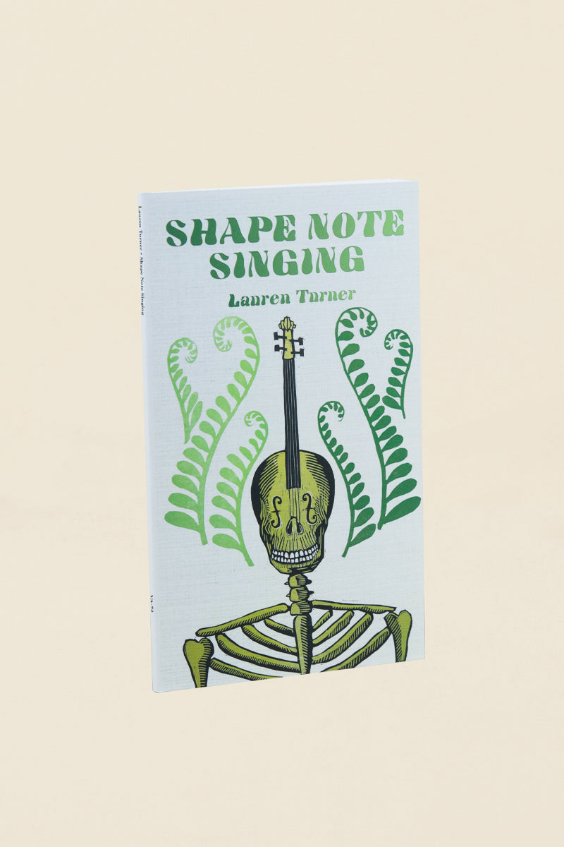 shape note singing book front cover lauren turner kin ship goods