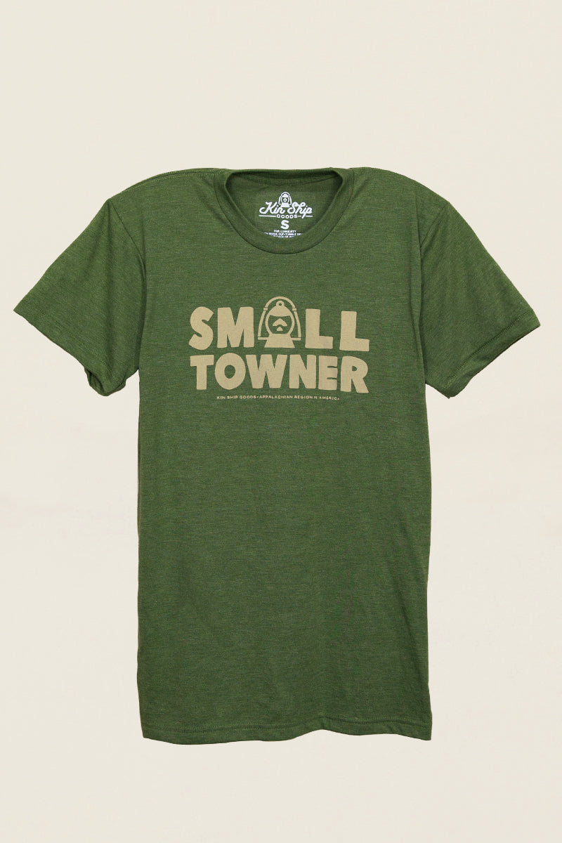 olive small towner tshirt kin ship goods