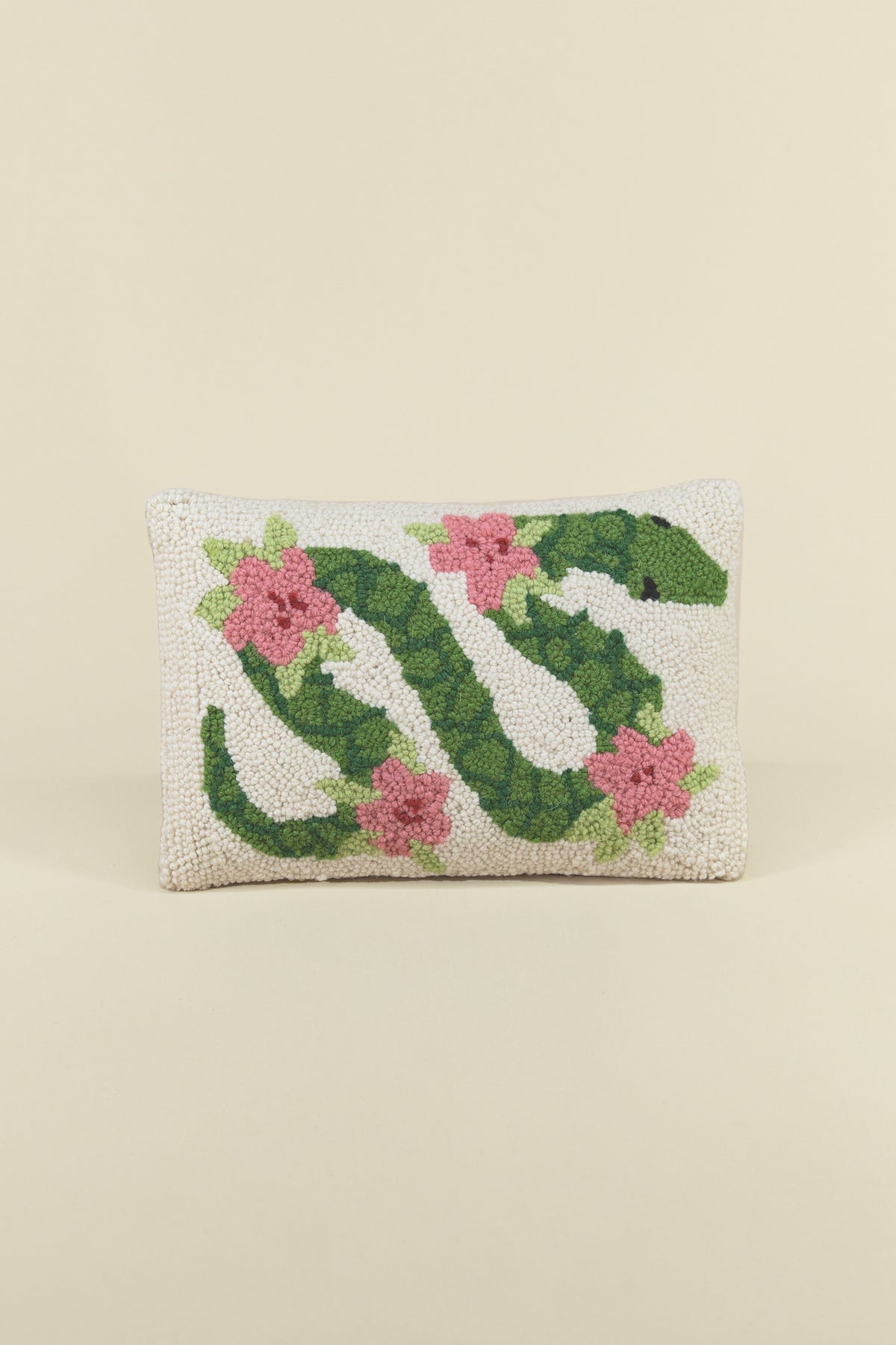 floral snake hook pillow