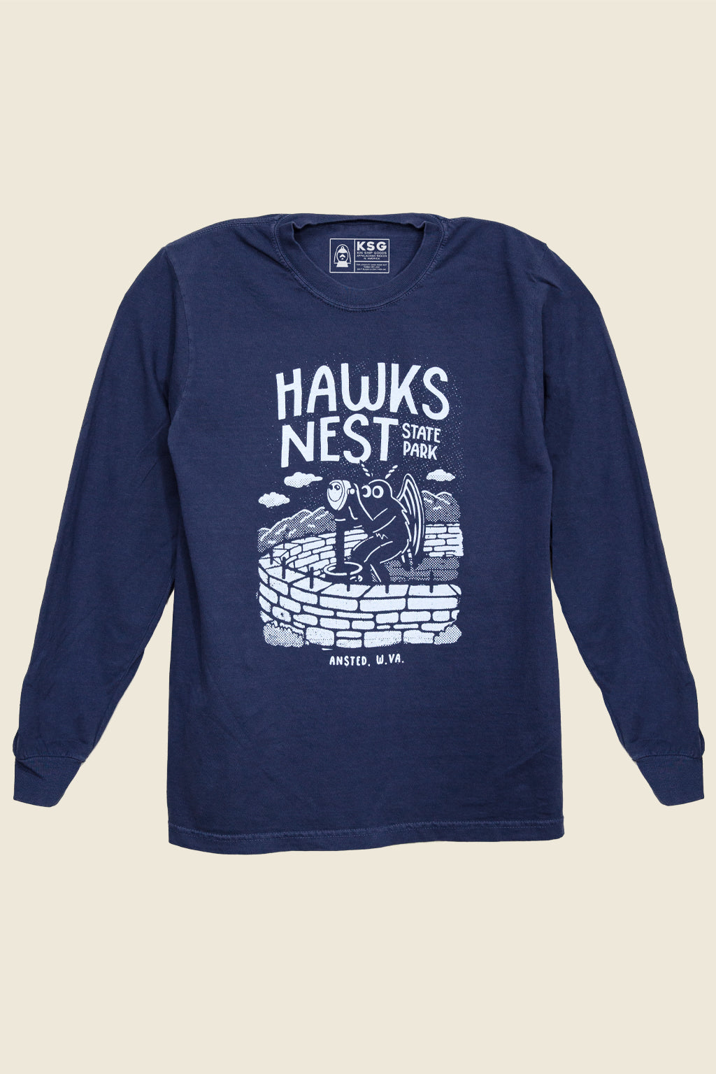WV State Parks: Hawks Nest Long Sleeve Tee
