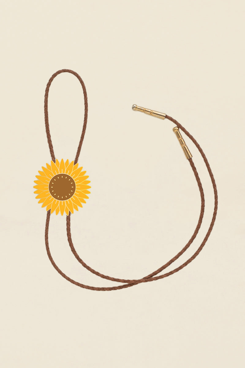 Sunflower Bolo Tie