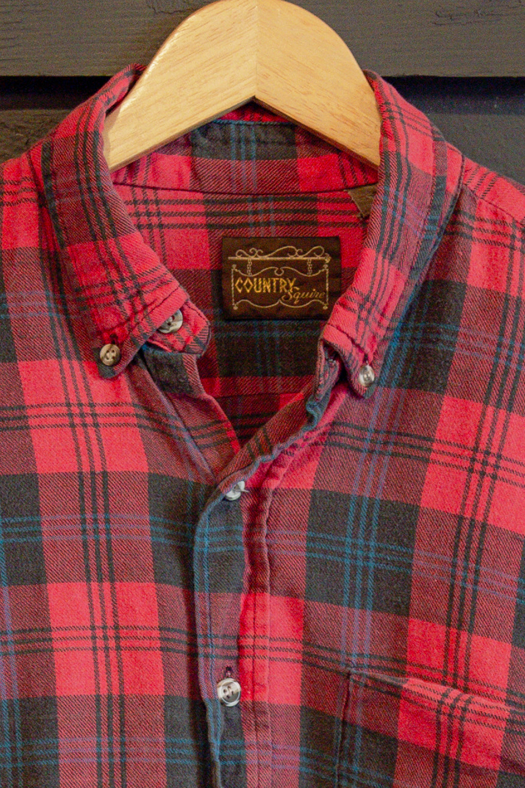 Vintage Vintage Country Squire Flannel Red
