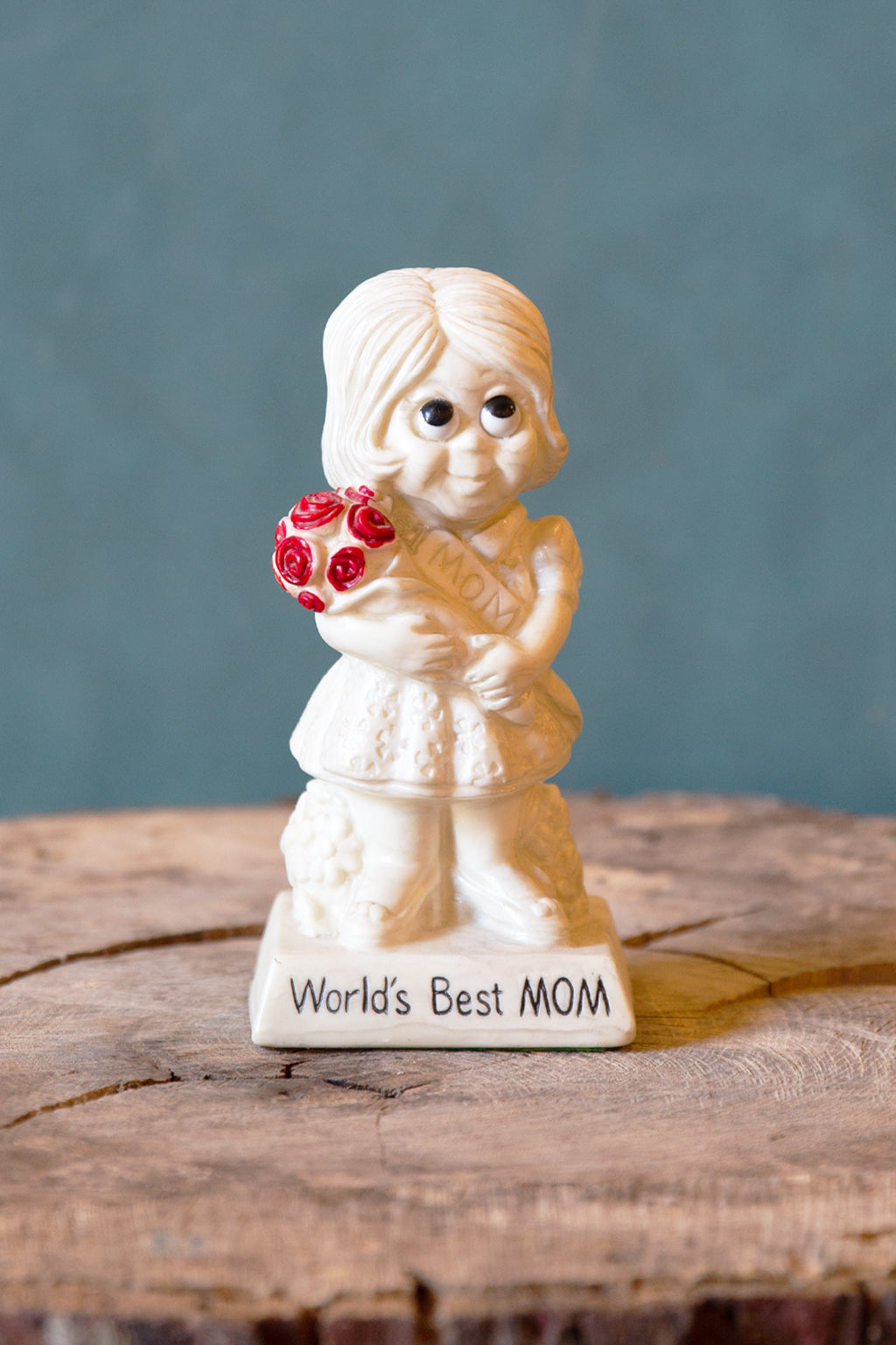 Vintage World's Best Mom Statue