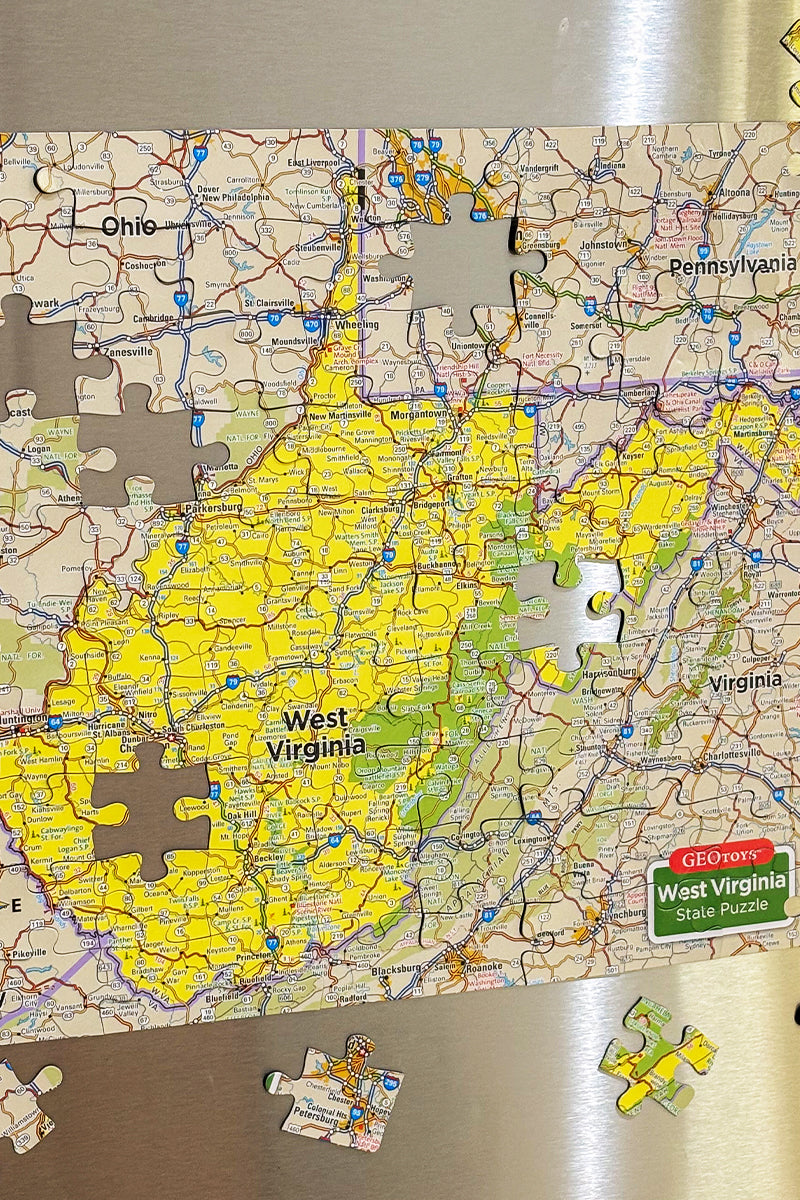 West Virginia Magnetic Puzzle