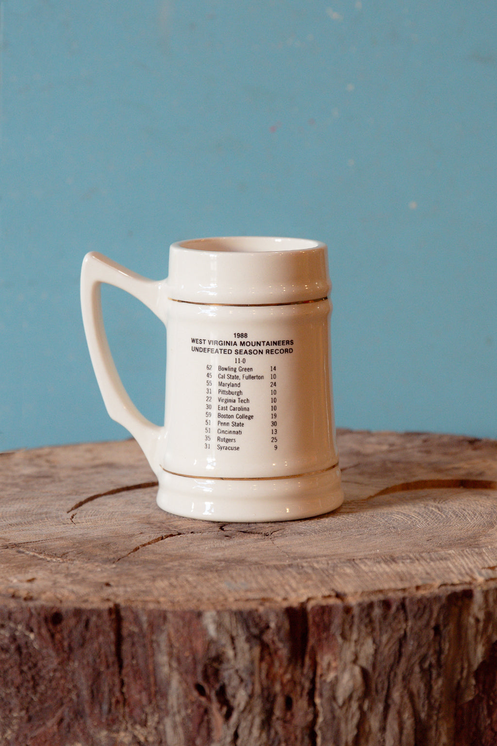 Vintage WVU Stein Mug