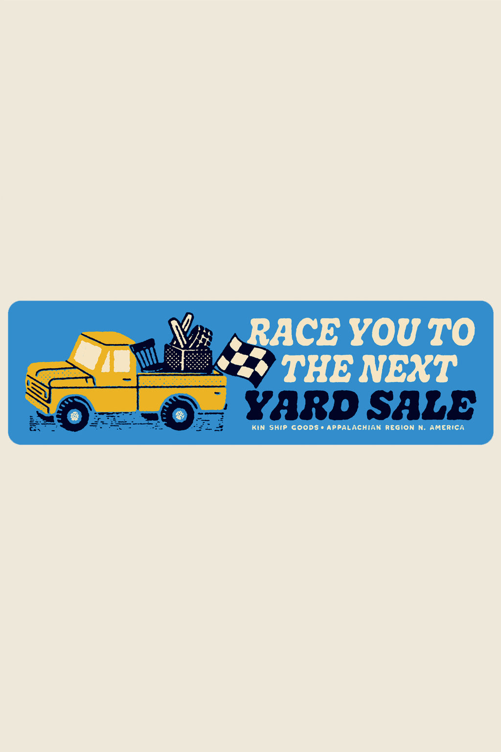 Yard Sale Bumper Sticker