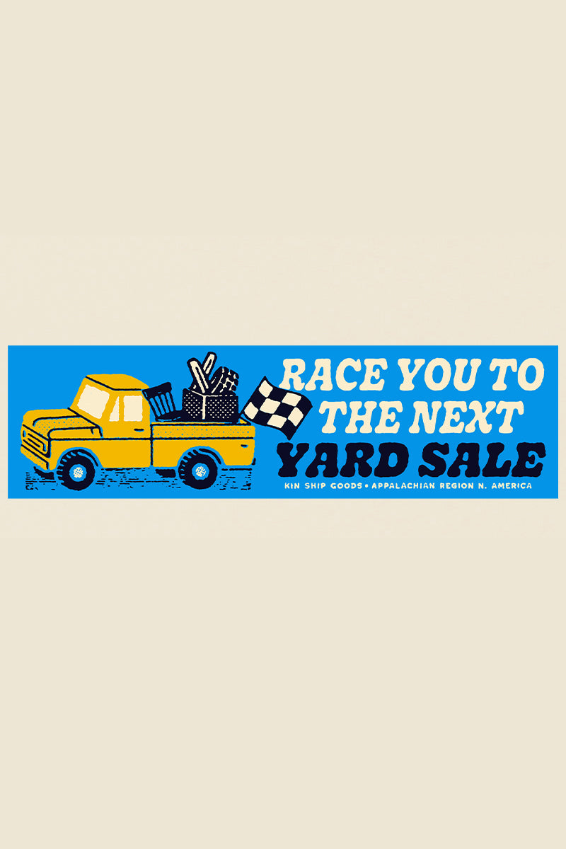 Yard Sale Bumper Sticker