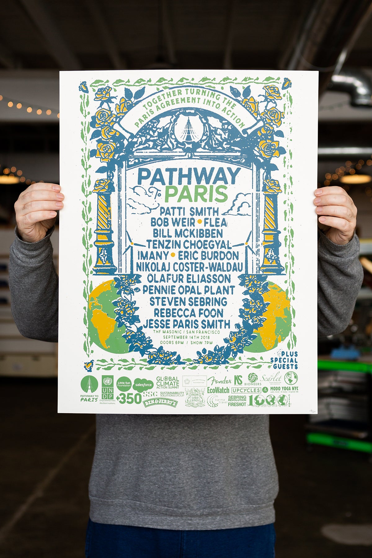 pathway to paris poster - san francisco, final sale